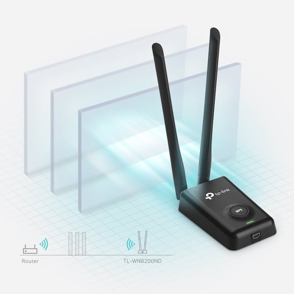 TP-LINK TL-WN8200ND - Nätverksadapter - USB