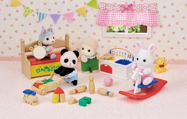 Sylvanian Families Lelulaatikko hahmoilla - leikkisetti