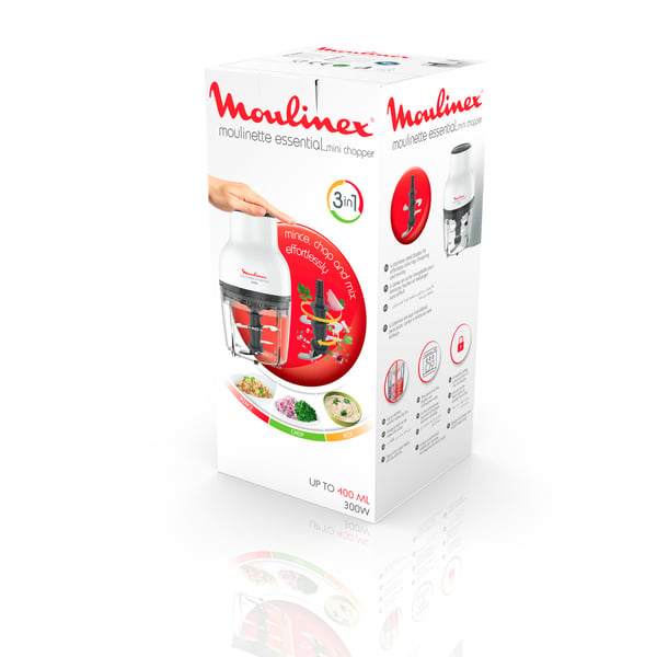 Moulinex DJ5201 0,4 L 300 W Valkoinen