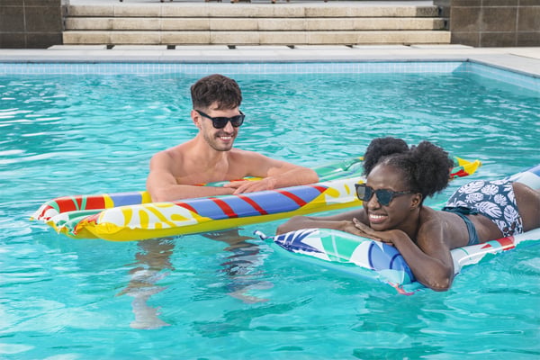 Bestway 44033 / 23 pool- och badmadrass Multifärg Mönstrad
