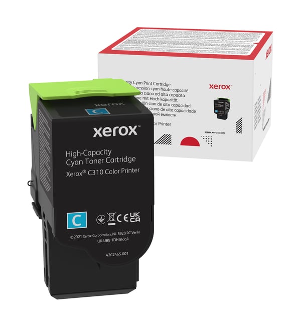 Xerox C310/C315, iso syaani värikasetti (5 500 sivua)