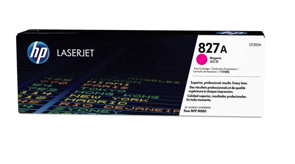 HP 827A - Magenta - alkuperäinen - LaserJet - värikasetti (CF303A)