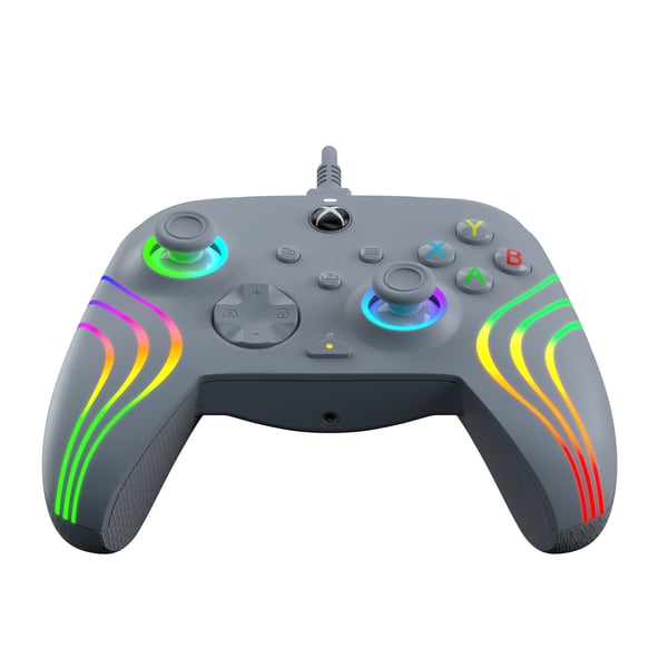 PDP Afterglow Wave Grå USB Spelplatta Analog / Digital PC, Xbox One, Xbox Series S, Xbox Series X