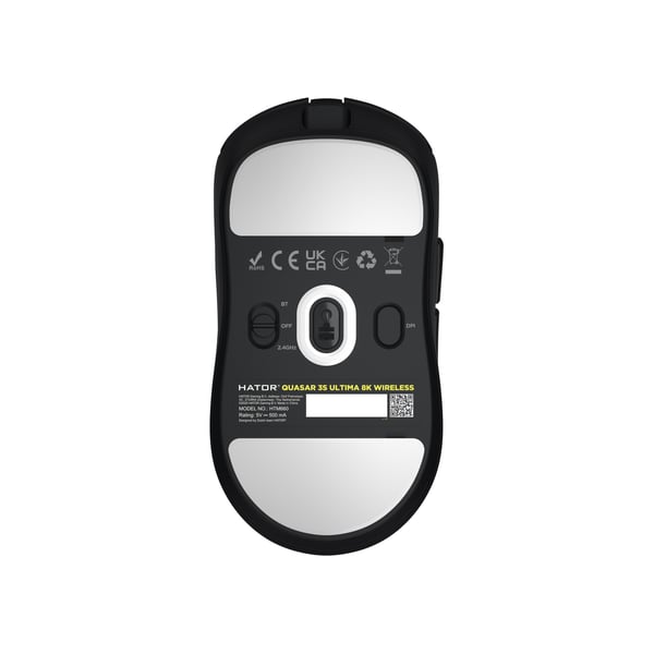 HATOR Quasar 3S Ultima 8K Wireless hiiri Pelaaminen Oikeakätinen RF Wireless + Bluetooth + USB Type-C Optinen 30000 DPI