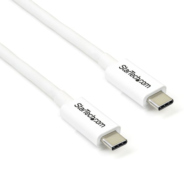StarTech.com TBLT3MM2MW Thunderbolt kabel 2 m 20 Gbit/sek. Hvid