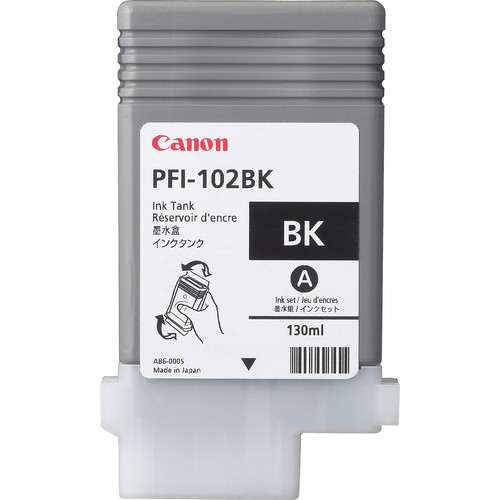Canon PFI-102BK mustekasetti Alkuperäinen Musta Canon PFI-102BK mustekasetti Alkuperäinen Musta