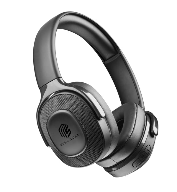 Music Sound 8018080454233 Headset Trådløs Opkald/musik Bluetooth Sort Music Sound 8018080454233 Headset Trådløs Opkald/musik Bluetooth Sort