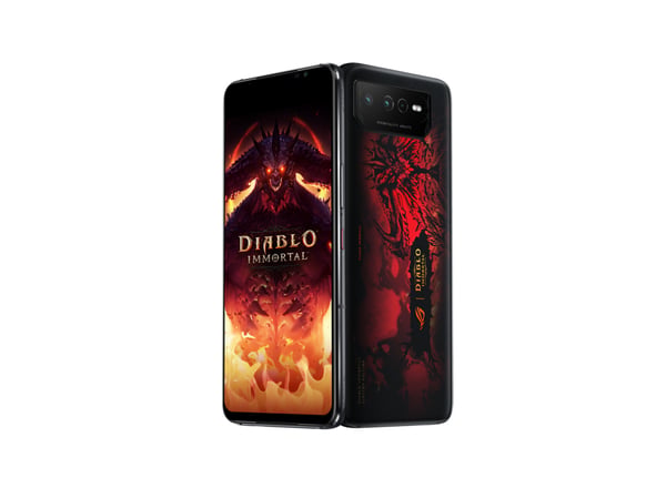 ASUS ROG Phone 6 Diablo Immortal Edition 17,2 cm (6.78") Kaksois-SIM Android 12 5G USB Type-C 16 GB 512 GB 6000 mAh Musta, Punainen