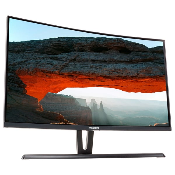 MEDION P52720 tietokoneen litteä näyttö 68,6 cm (27") 1920 x 1080 pikseliä Full HD LCD Musta