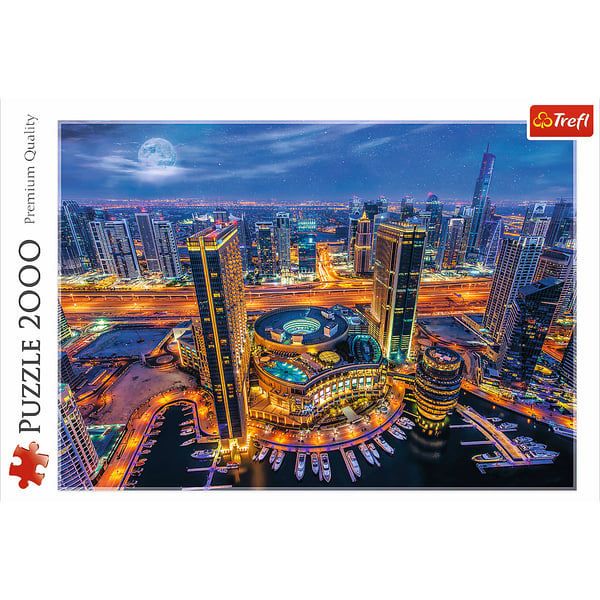 Trefl Palapeli 2000 palaa Dubain valot (27094)