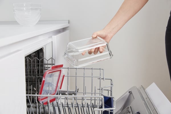 Tefal MasterSeal N10408 Rektangulär Låda 0,85 l Transparent, Röd 1 styck