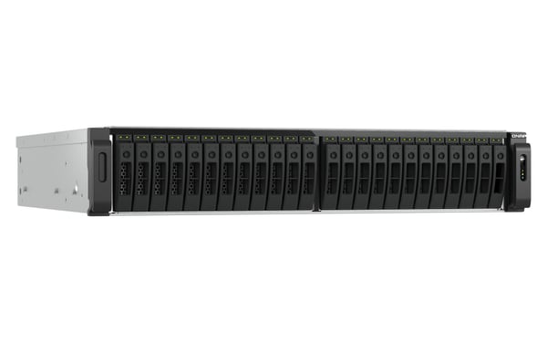 QNAP TS-H3077AFU-R7-64G NAS & lagringsserver Stativ (2U) AMD Ryzen™ 5 64 GB DDR5 0 TB QuTS hero Sort, Metallic