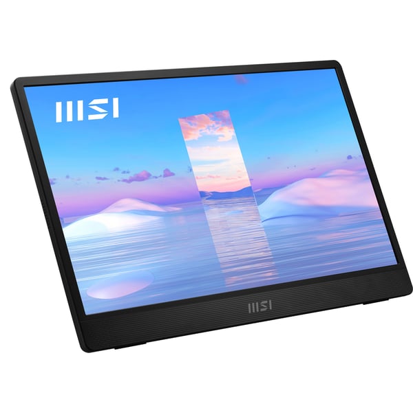 MSI Pro MP161 tietokoneen litteä näyttö 39,6 cm (15.6") 1920 x 1080 pikseliä Full HD LED Musta