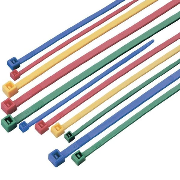 Techly ISWT-SET-CL nippuside Nailon Monivärinen 200 kpl