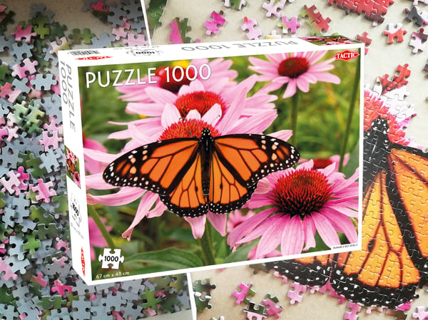 Tactic Monarch Butterfly 1000 pcs Kuviopalapeli 1000 kpl Eläimet