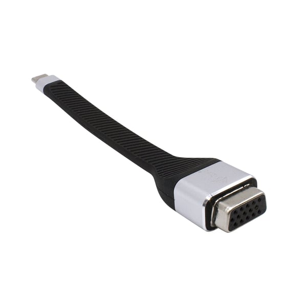 i-tec C31FLATVGA60HZ videokabel adapter 0,11 m USB Type-C VGA (D-Sub) Sort