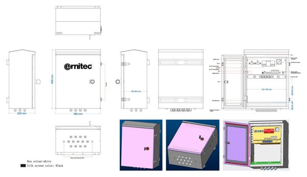 Ernitec ELECTRA-M10-OUTDOOR-UPS netværksswitch Administreret L2 Gigabit Ethernet (10/100/1000) Strøm over Ethernet (PoE)