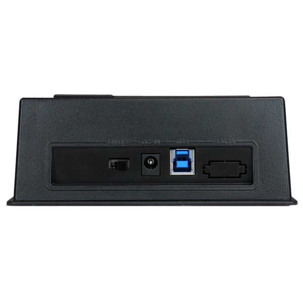 StarTech.com Dockningsstation för USB 3.0- till SATA-hårddiskar med ett enda fack, USB 3.0-hårddiskdockning (5 Gbps), extern 2,5/3,5 tums SATA I/II/III-hårddiskar/SSD-dockningsstation, hårddiskfack med toppladdning