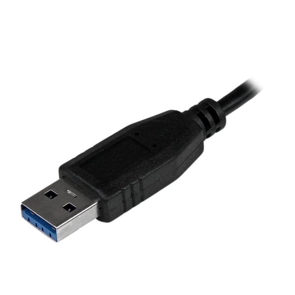 StarTech.com Bärbar SuperSpeed mini USB 3.0-hubb med 4 portar - 5Gbps - Svart
