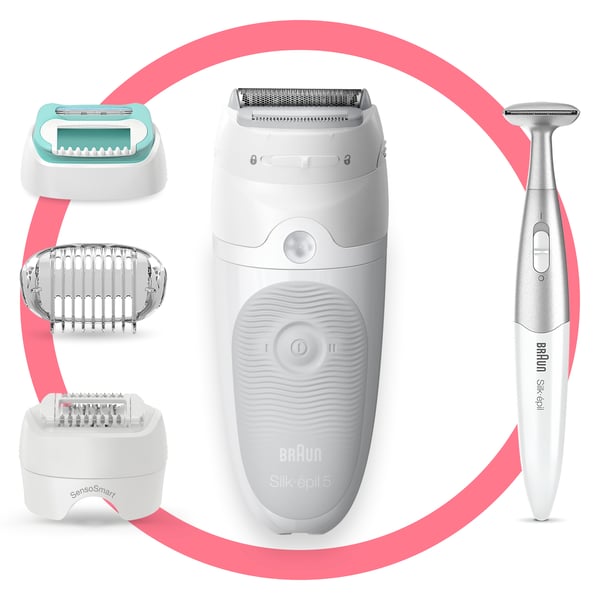 Braun Silk-épil 5 81770432 epilatorer 28 pincetter Vit