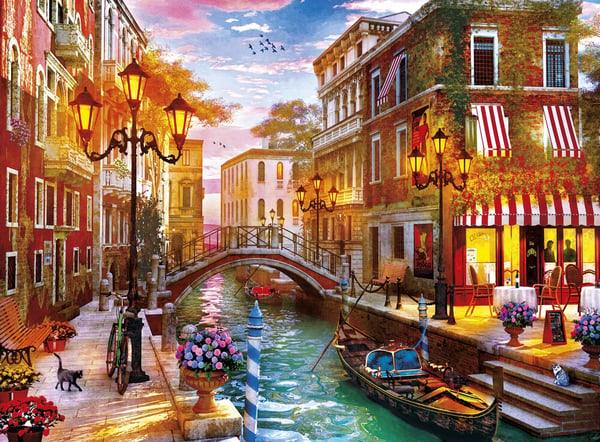 Clementoni Sunset over Venice Puslespil 500 stk Landskab Clementoni Sunset over Venice Puslespil 500 stk Landskab