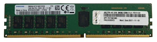 Lenovo 4X77A08632 hukommelsesmodul 16 GB 1 x 16 GB DDR4 288-pin DIMM Fejlkorrigerende kode