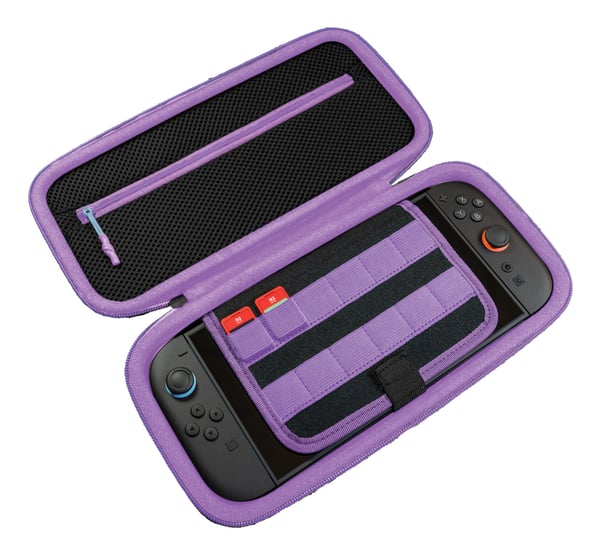 Turtle Beach PlayTrek K.K. Slider Hardshell case -kotelo Nintendo PU nahka Monivärinen