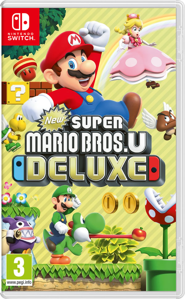Nintendo New Super Mario Bros. U Deluxe, Switch Engelsk, Spansk Nintendo Switch