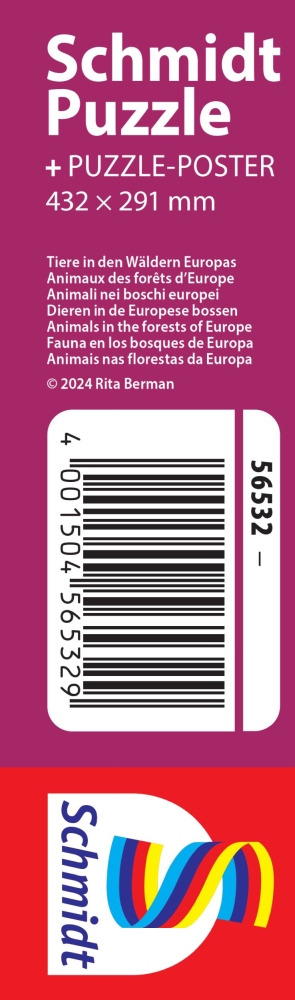 Pussel PQ 150 Djur i skogen G3