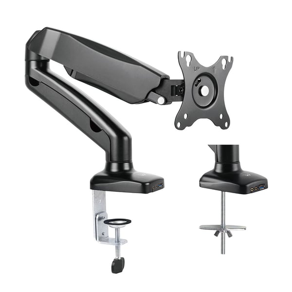 Ewent EW1515 skærmbeslag og -stativer 81,3 cm (32") Skrivebord Sort
