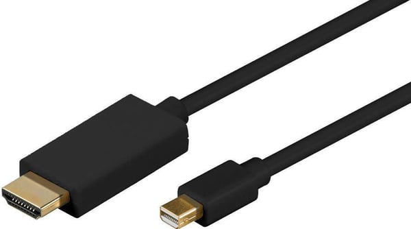 Microconnect MDPHDMI3B videokaapeli-adapteri 3 m Mini DisplayPort HDMI-tyyppi A (vakio) Musta