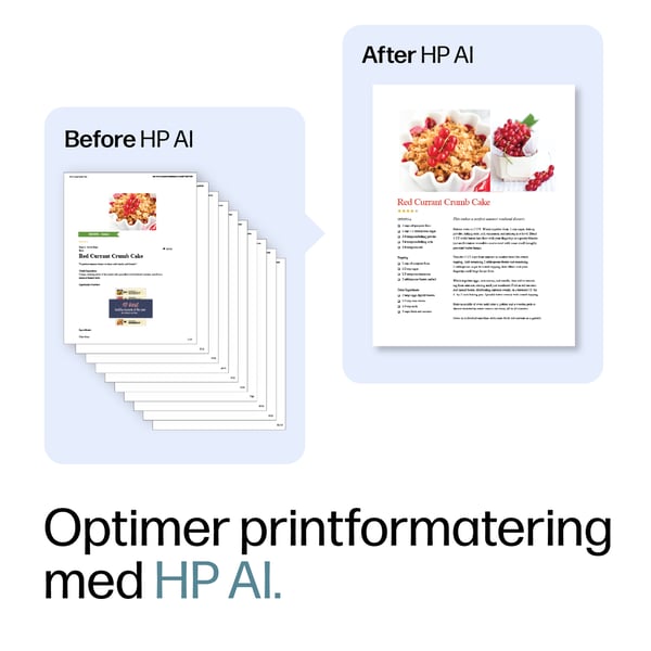 HP ENVY 6110e Trådløst All-in-One Farve Printer, Instant Ink; Fotoudskrivning