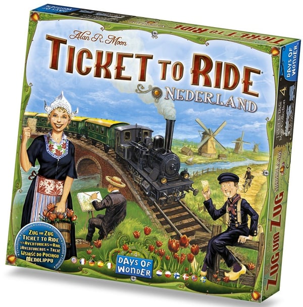 Asmodee Ticket to Ride Map Collection #4 Nederland Asmodee Ticket to Ride Map Collection #4 Nederland