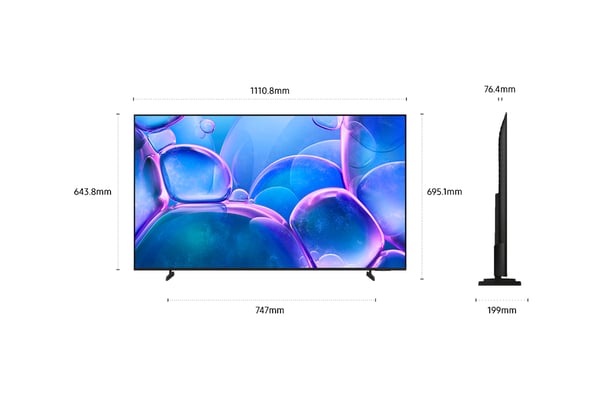 Samsung TU50U7005FK 127 cm (50") 4K Ultra HD Smart TV Wi-Fi Sort