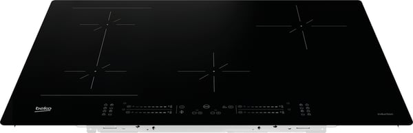 Beko HII84540IFT spishällar Svart Inbyggd 80 cm Induktionshäll med zon 4 zone(s)