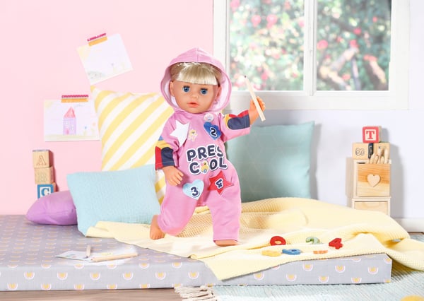 BABY born Kindergarten Romper+Badges Dukkesparkedragt