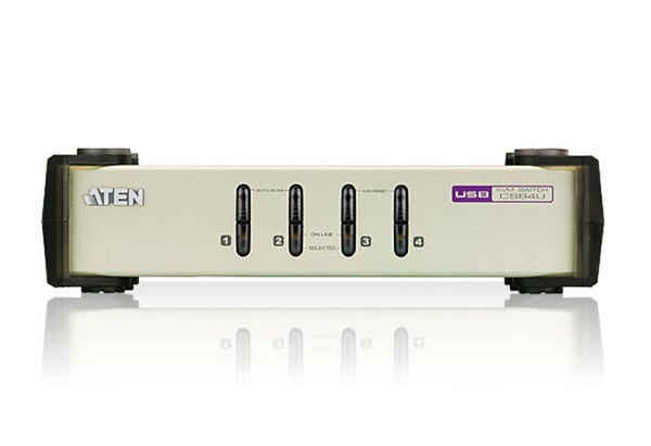 ATEN PS/2-USB VGA KVM-switch med 4 portar