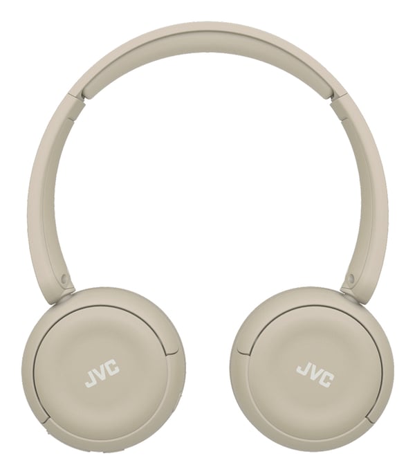 JVC HA-S59W Headset Kabel & Trådlös Huvudband Musik/vardag USB Type-C Bluetooth Beige