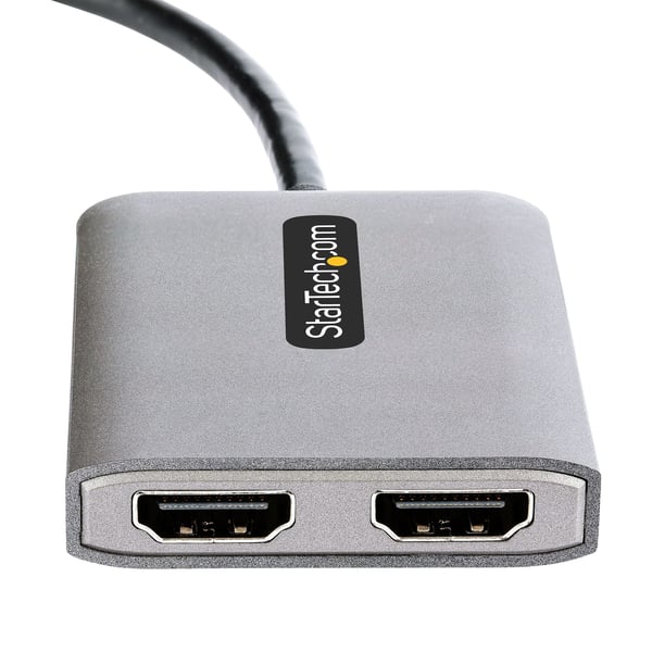 StarTech.com MST14CD122HD USB grafisk adapter 3840 x 2160 pixel Sort, Grå