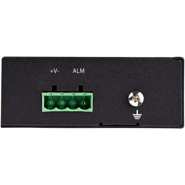 StarTech.com PoE+ Industriell Mediakonverter 60W - Mediekonverter Fiber Koppar - Singlemode/Multimode