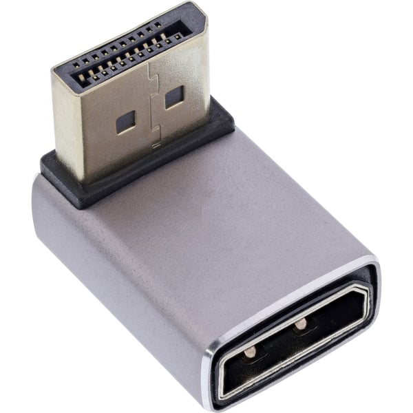 InLine 17291F kabel kønsskifter DisplayPort Grå, Sort