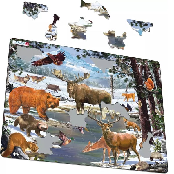 Larsen Maxi FH32 Formpussel 54 styck Flora och fauna