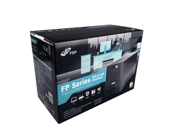 FSP FP 2000 UPS-enhed Interaktivt indgangsstik 2 kVA 1200 W 4 AC stikkontakt(er)