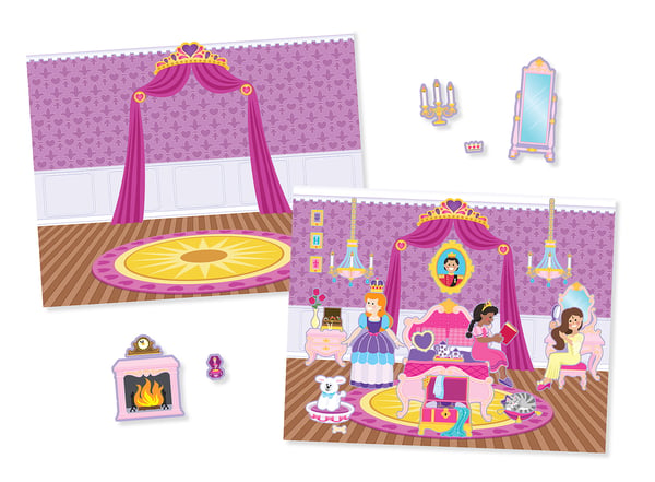 Melissa & Doug Reusable Sticker Pad - Princess Castle lasten tarra