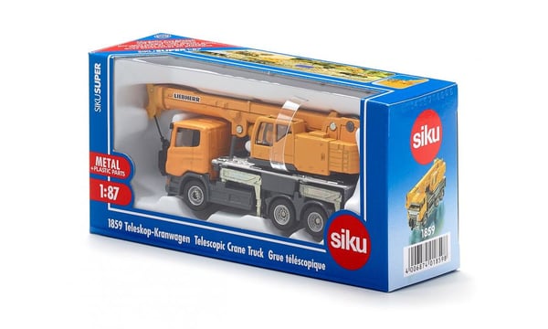 Siku 1859 skalamodel Kranbil model Formonterede 1:87