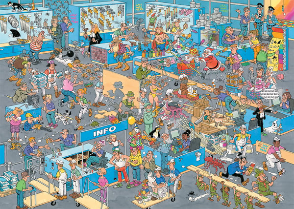 Jan van Haasteren Jvh How Not To Diy 2X1000Pcs
