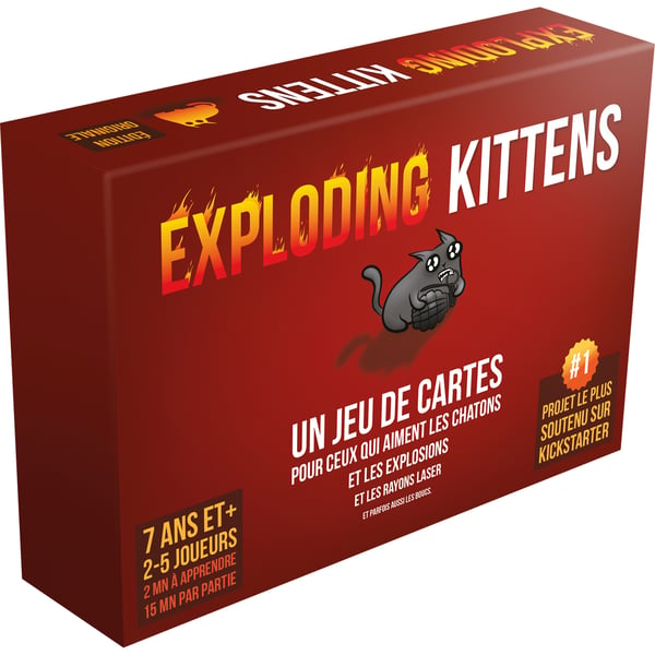 Asmodee Exploding Kittens Komanauten Kortspel Turspel