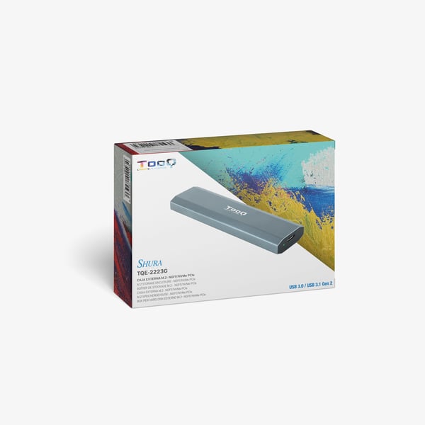 TooQ Shura SSD kabinet Grå M.2