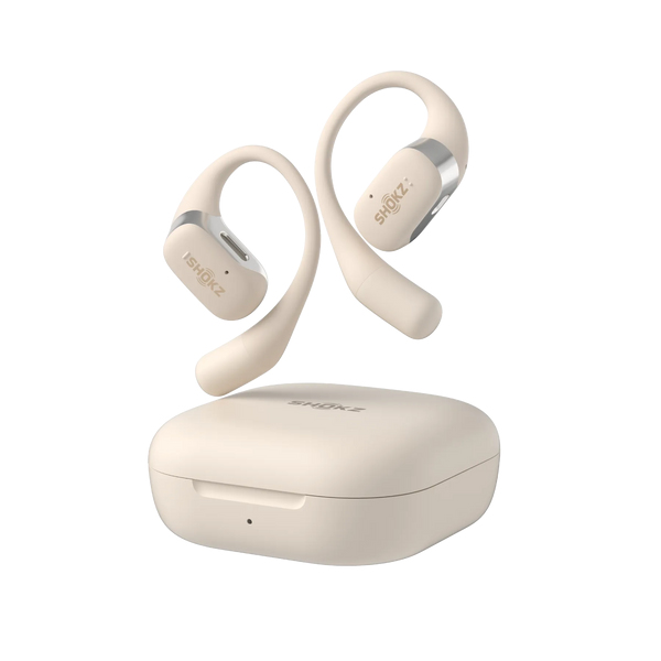 SHOKZ OpenFit Hörlurar Trådlös Öronkrok Samtal/musik/sport/vardag Bluetooth Vit