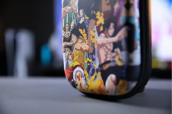 Konix One Piece - Marineford Hårt fodral Nintendo Nylon, Polyvinylklorid (PVC) Blå, Multifärg